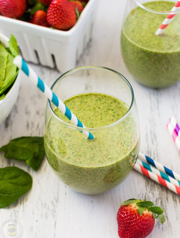 Strawberry Kale and Spinach